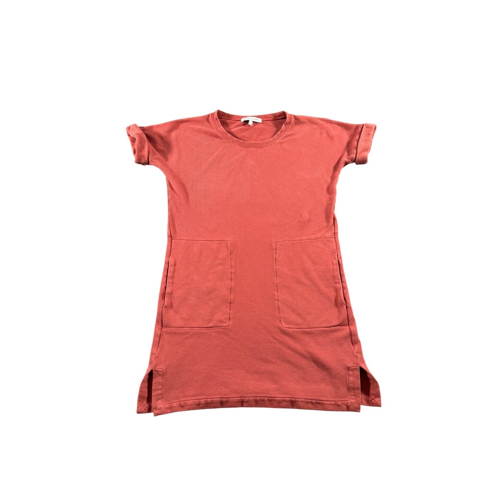 Rebecca Minkoff Terracotta Short Sleeve Pocket T-Shirt Mini Dress S